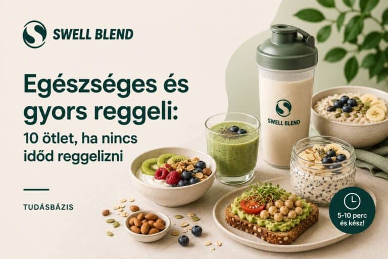 Read more about the article Egészséges és gyors reggeli: 10 ötlet, ha nincs időd reggelizni
